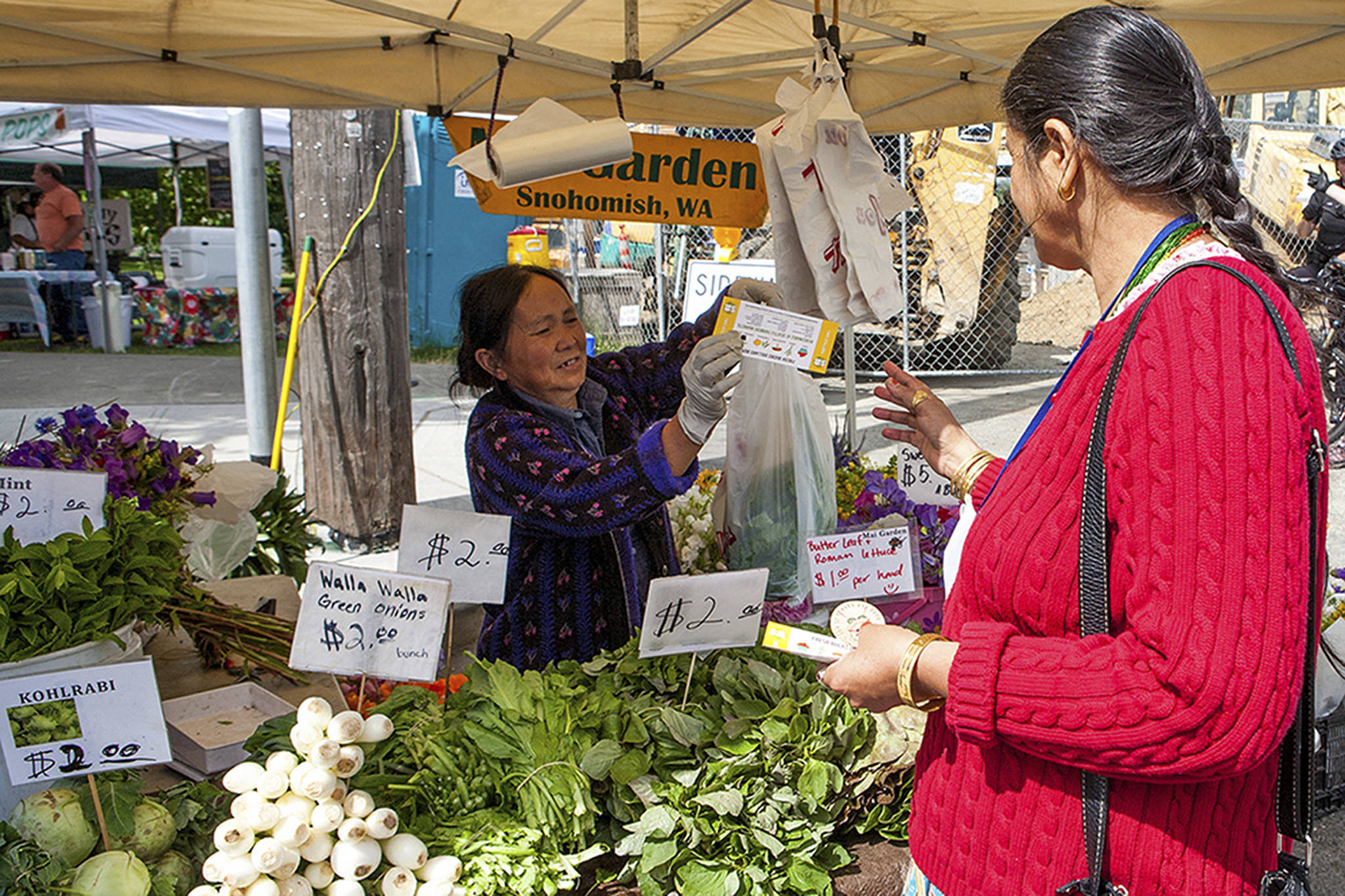 Guía diaria de mercados de granjeros en Seattle