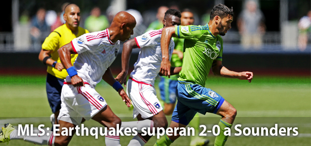 MLS: Pérez García anota; Earthquakes superan 2-0 a Sounders