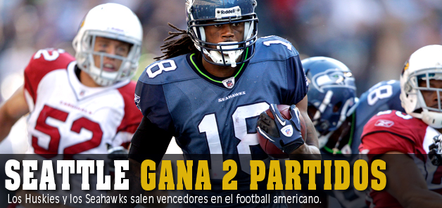 Importantes victorias de Huskies y Seahawks