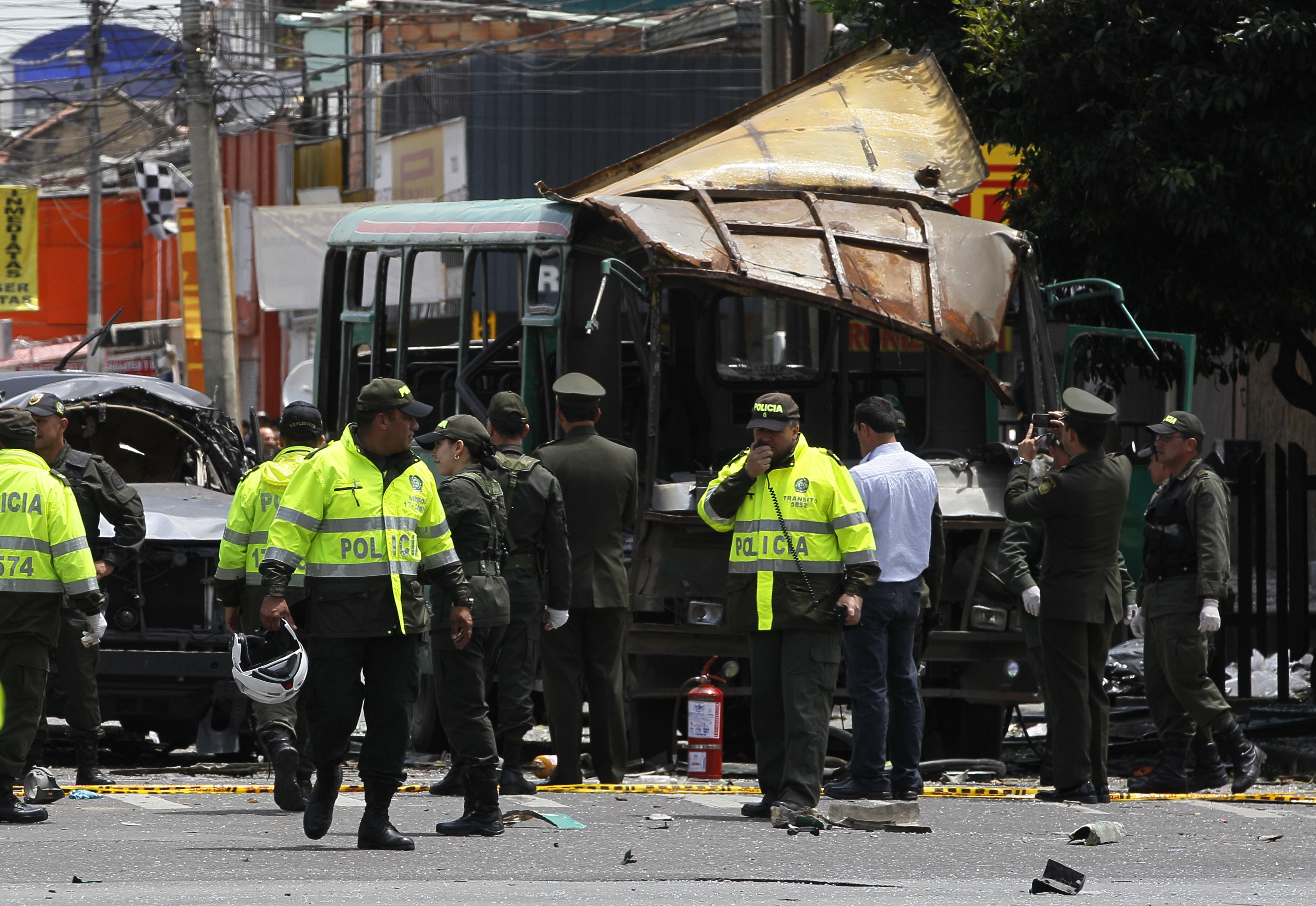 Atentado en Colombia