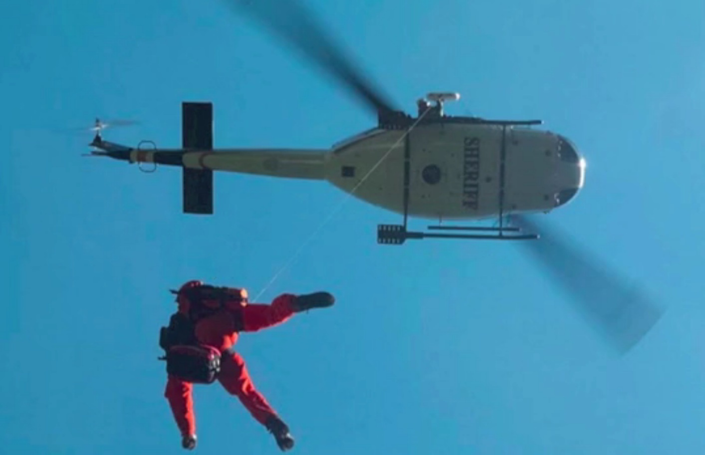 Dramático rescate en las montañas