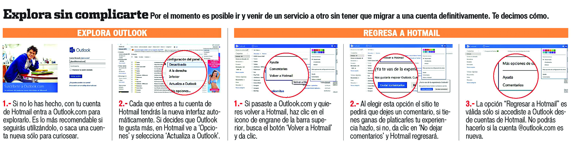 Prueban Outlook.com como remplazo de Hotmail