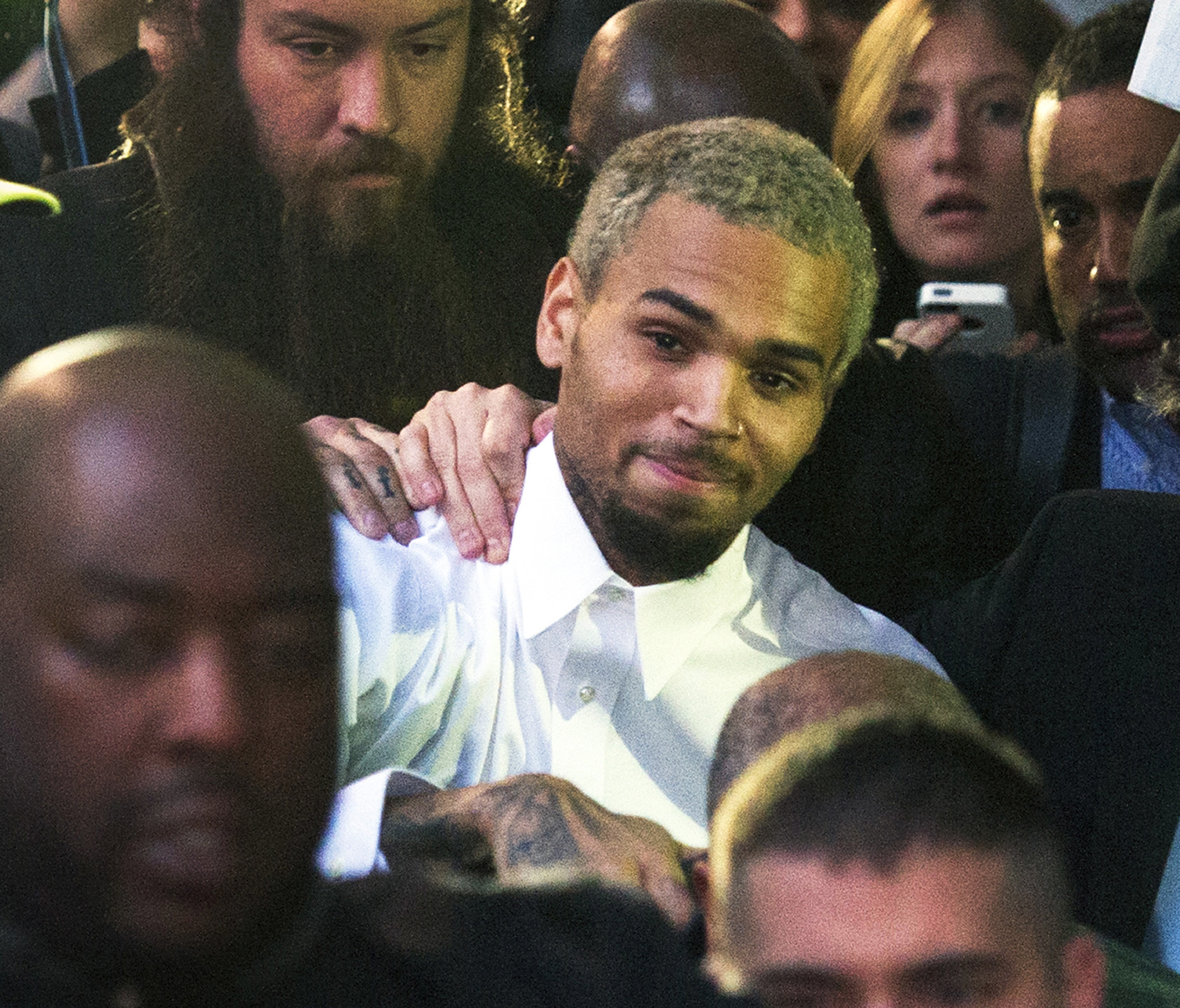 Chris Brown es liberado en Washington