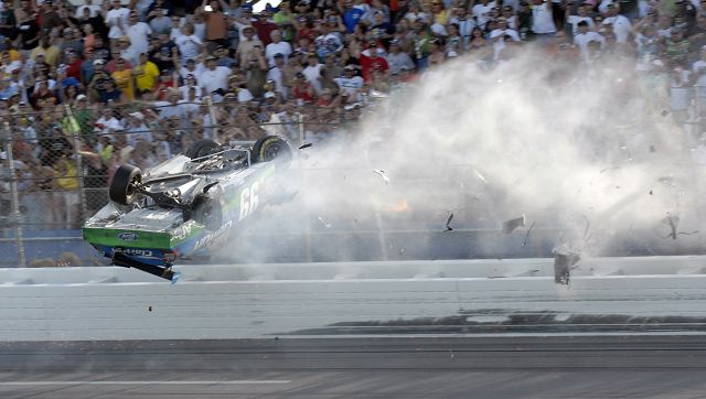 choque múltiple en talladega