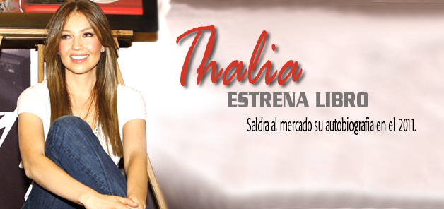 Thalía escribe libro biográfico