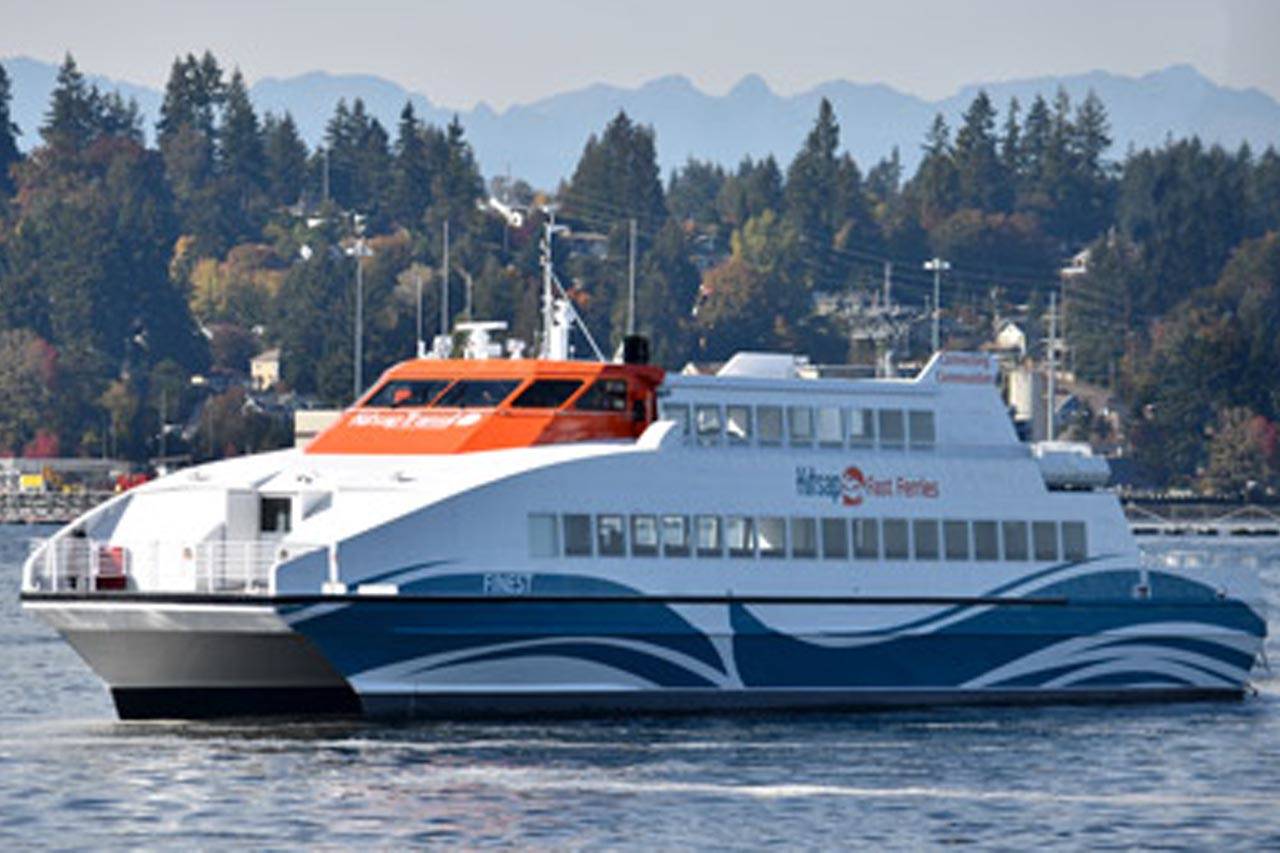 Nuevo servicio de ferry rápido comienza entre Kingston y Seattle