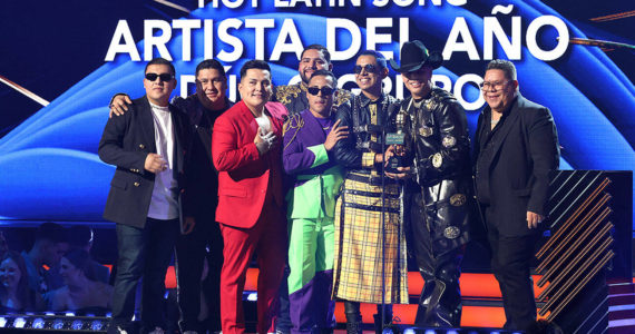 PREMIOS BILLBOARD DE LA MÚSICA LATINA 2022 -- Pictured: on stage at the Watsco Center in Coral Gables, FL on September 29, 2022 -- (Photo by: Alexander Tamargo/Telemundo)